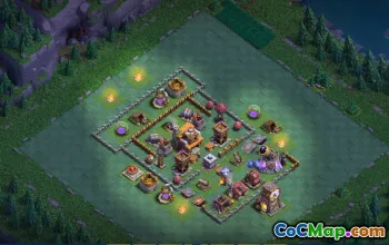 builder hall 5, builder/trophy/farming base layout #42748