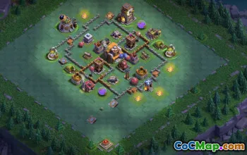 builder hall 5, builder/trophy/farming base layout #42799