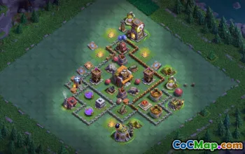 builder hall 5, builder/trophy/farming base layout #42800