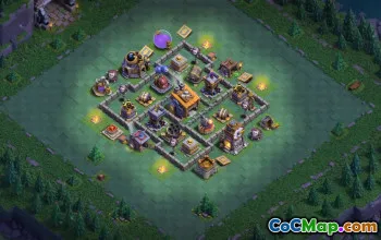 builder hall 5, builder/trophy/farming base layout #43955