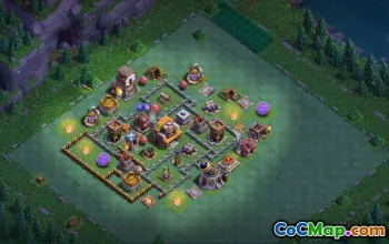 builder hall 5, builder/trophy/farming base layout #43958