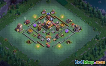 builder hall 5, builder/trophy/farming base layout #44079