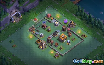 builder hall 6, builder/trophy/farming base layout #41546