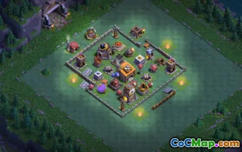 builder hall 6, builder/trophy/farming base layout #41549