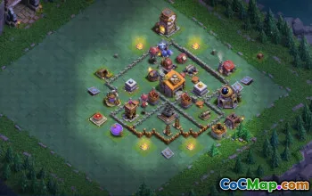 builder hall 6, builder/trophy/farming base layout #41593