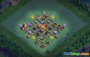 builder hall 6, builder/trophy/farming base layout #41619