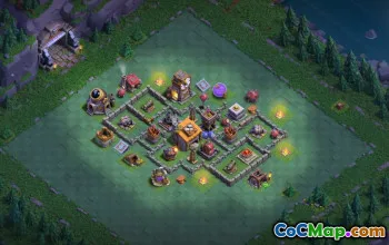 builder hall 6, builder/trophy/farming base layout #41669
