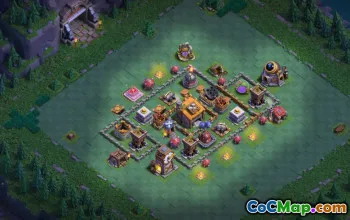builder hall 6, builder/trophy/farming base layout #42347