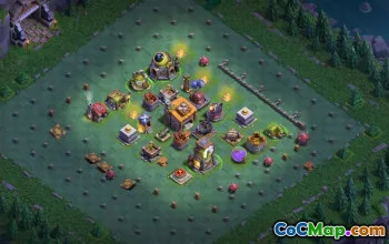 builder hall 6, builder/trophy/farming base layout #44217