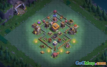 builder hall 6, builder/trophy/farming base layout #44224