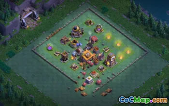 builder hall 6, builder/trophy/farming base layout #44225
