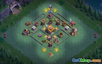 builder hall 6, builder/trophy/farming base layout #44226