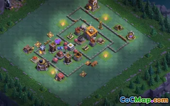 Top Clash of Clans Base Layouts for Builder Hall 6 #44396
