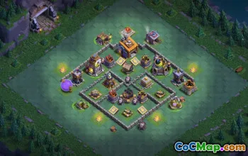 Top Clash of Clans Base Layouts for Builder Hall 8 #44407