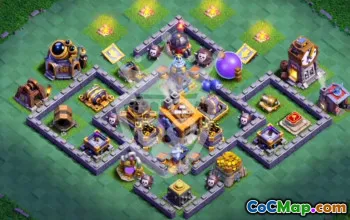 Best Clash of Clans Base Layouts for BH8 & More #51598