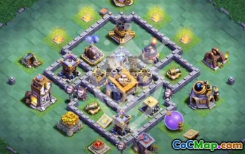 Top Clash of Clans Base Layouts for Builder Hall 8 #52003