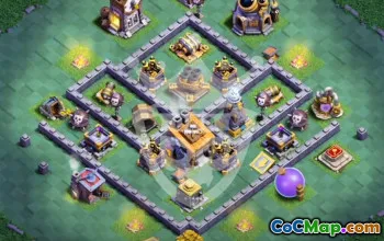 Top Clash of Clans Base Layouts for Builder Hall 8 #52004