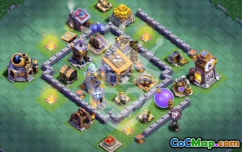 Top Clash of Clans Base Layouts for CoC & Builder Hall 8 #52006
