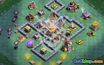 Top Clash of Clans Base Layouts for Builder Hall 8 #52009