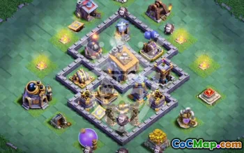 Top Clash of Clans Base Layouts for Builder Hall 8 #52010