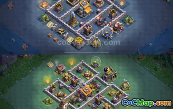 BH9 Anti-Everything Base Layout for Clash of Clans 2024 #17881
