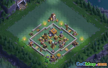 builder hall 9, builder/trophy/farming base layout #37615