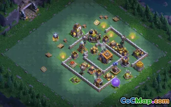 builder hall 9, builder/trophy/farming base layout #37627