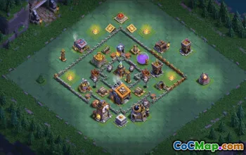 builder hall 9, builder/trophy/farming base layout #37863