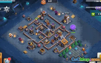 builder hall 9, builder/trophy/farming base layout #38705