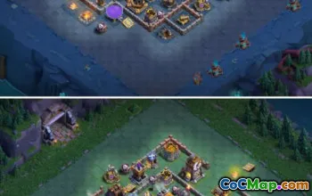 builder hall 9, builder/trophy/farming base layout #39273