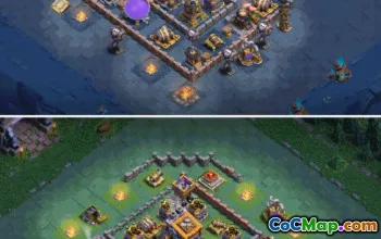 builder hall 9, builder/trophy/farming base layout #39335