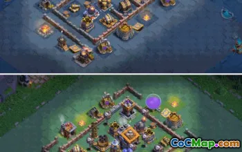 builder hall 9, builder/trophy/farming base layout #39336