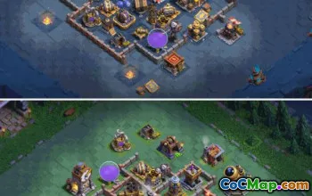 builder hall 9, builder/trophy/farming base layout #39338