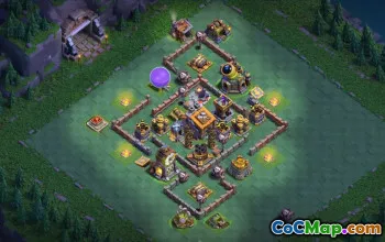 builder hall 9, builder/trophy/farming base layout #39531