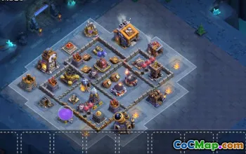 builder hall 9, builder/trophy/farming base layout #44434
