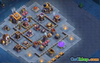 builder hall 9, builder/trophy/farming base layout #44435