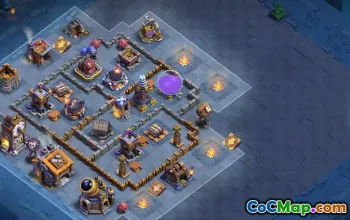 Top Clash of Clans Base Layouts for Builder Hall 9 #44438
