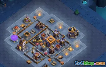 builder hall 9, builder/trophy/farming base layout #44441