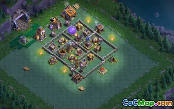 builder hall 9, builder/trophy/farming base layout #49994