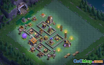 builder hall 9, builder/trophy/farming base layout #49995