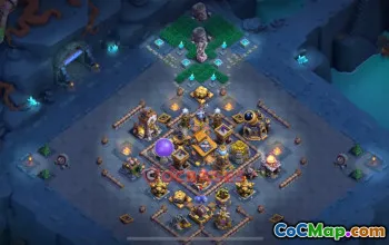 Builder Hall 10 Fun Base | Symmetrical Clash of Clans Design #48986