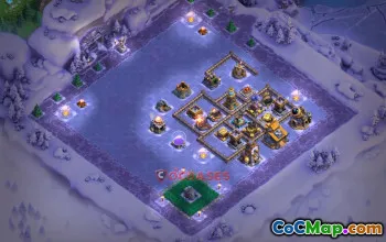 Builder Hall 10 Trophy Base | Clash of Clans Strategy Link #48988