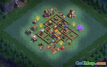 Builder Hall 10 Trophy Base for Clans #56707