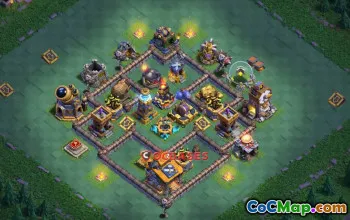 Builder Hall 10 Trophy Base Guide - Clash of Clans #23114