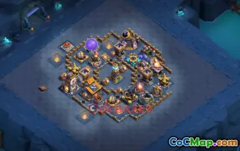 Builder Hall 10 Trophy Base with Copy Link #56705