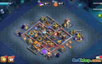 Builder Hall 10 Trophy Base with Copy Link #56978