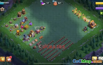Builder Hall 4 Progress Base | Clash of Clans Copy Base Link #49022