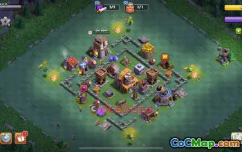 Builder Hall 4 Progress Base | Clash of Clans, Copy Link #49025