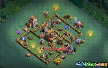 Builder Hall 4 Trophy Base - Clash of Clans Copy Link #22529