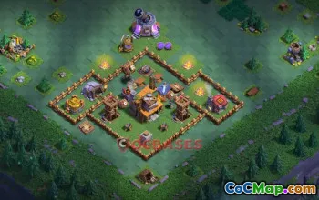 Builder Hall 4 Trophy Base - Clash of Clans My Base Link #49027